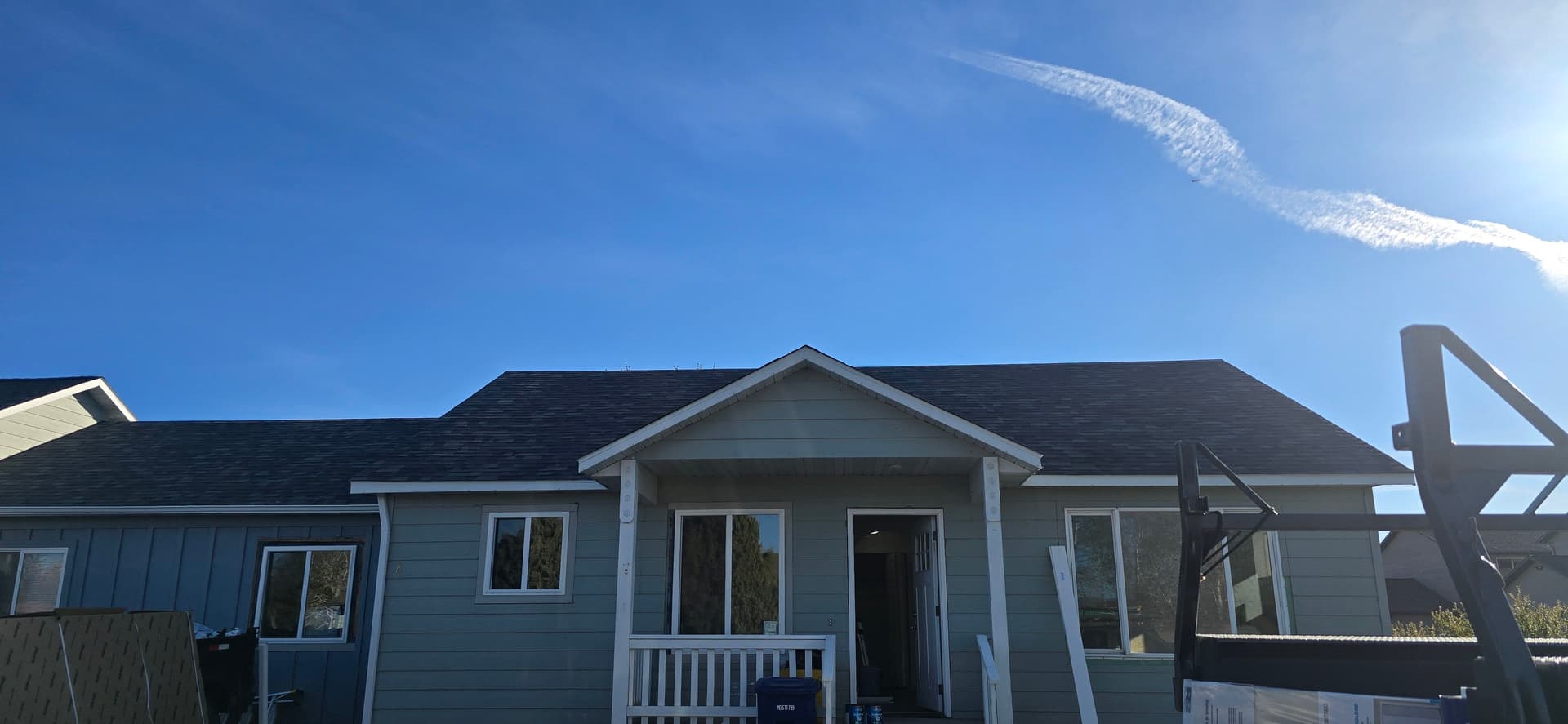 Gallery photos for New Roof Installed on This Home Build in Progress: Image #1