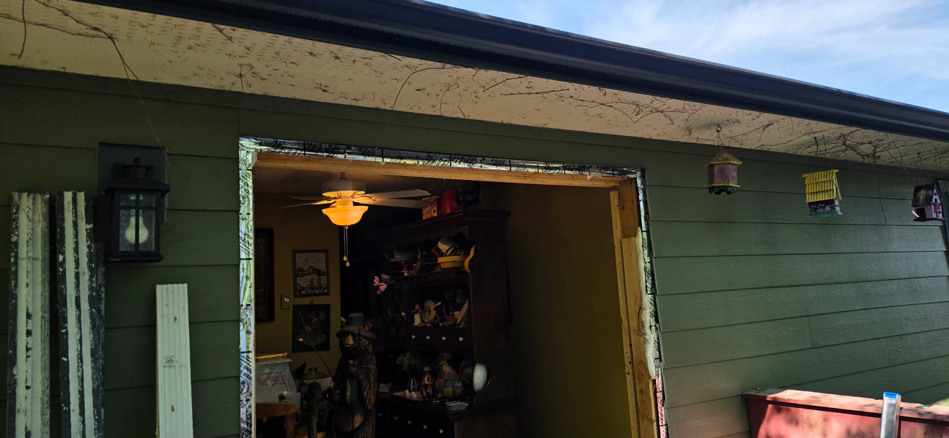 Gallery photos for Old French Door Swapped for a Clean New Sliding Glass Door: Image #2