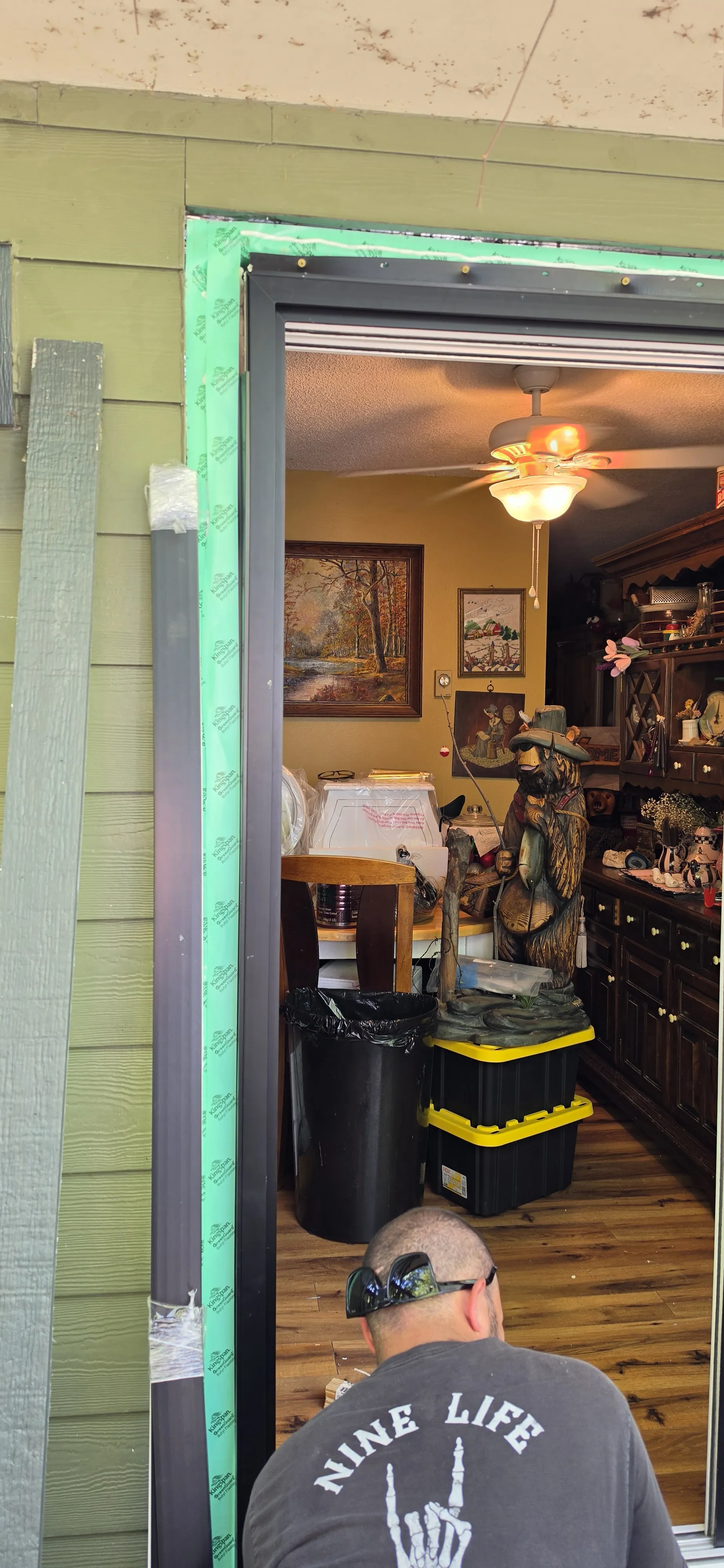 Gallery photos for Old French Door Swapped for a Clean New Sliding Glass Door: Image #6